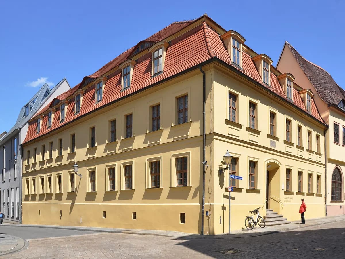 Halle (Saale): ein barockes Bürgerhaus, das Geburtshaus Georg Friedrich Händels