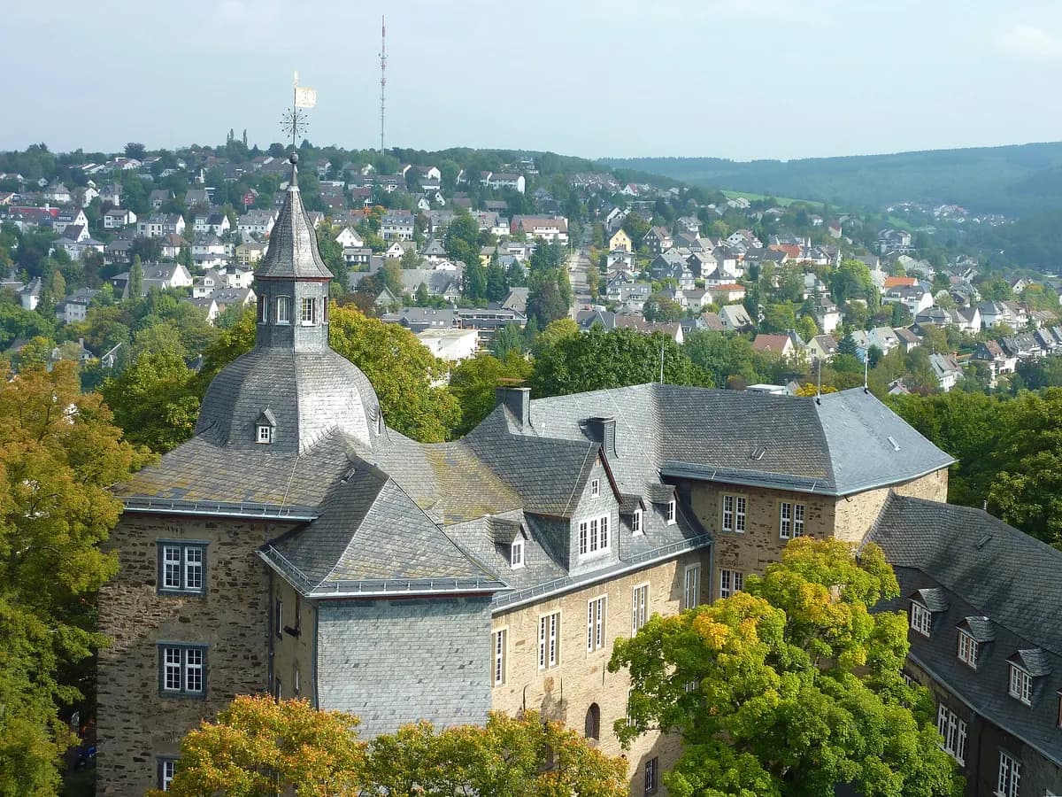 Siegen: ein Bergschloss über der Stadt, heute Museum