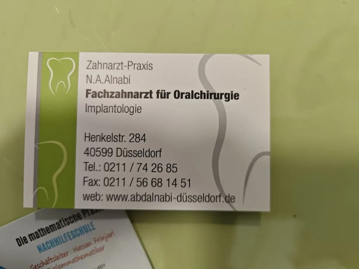 Nasser Abdalnabi — Foto aus dem Google-Eintrag der Praxis