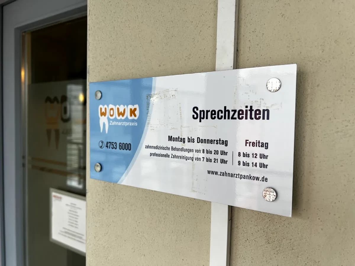 Zahnarztpraxis Wowk - Pankow — Foto aus dem Google-Eintrag der Praxis