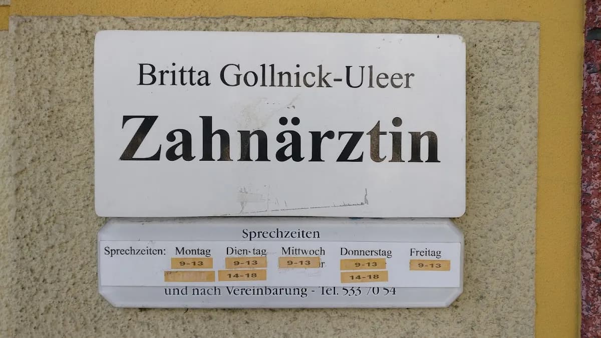Britta Gollnick-Uleer — Foto aus dem Google-Eintrag der Praxis