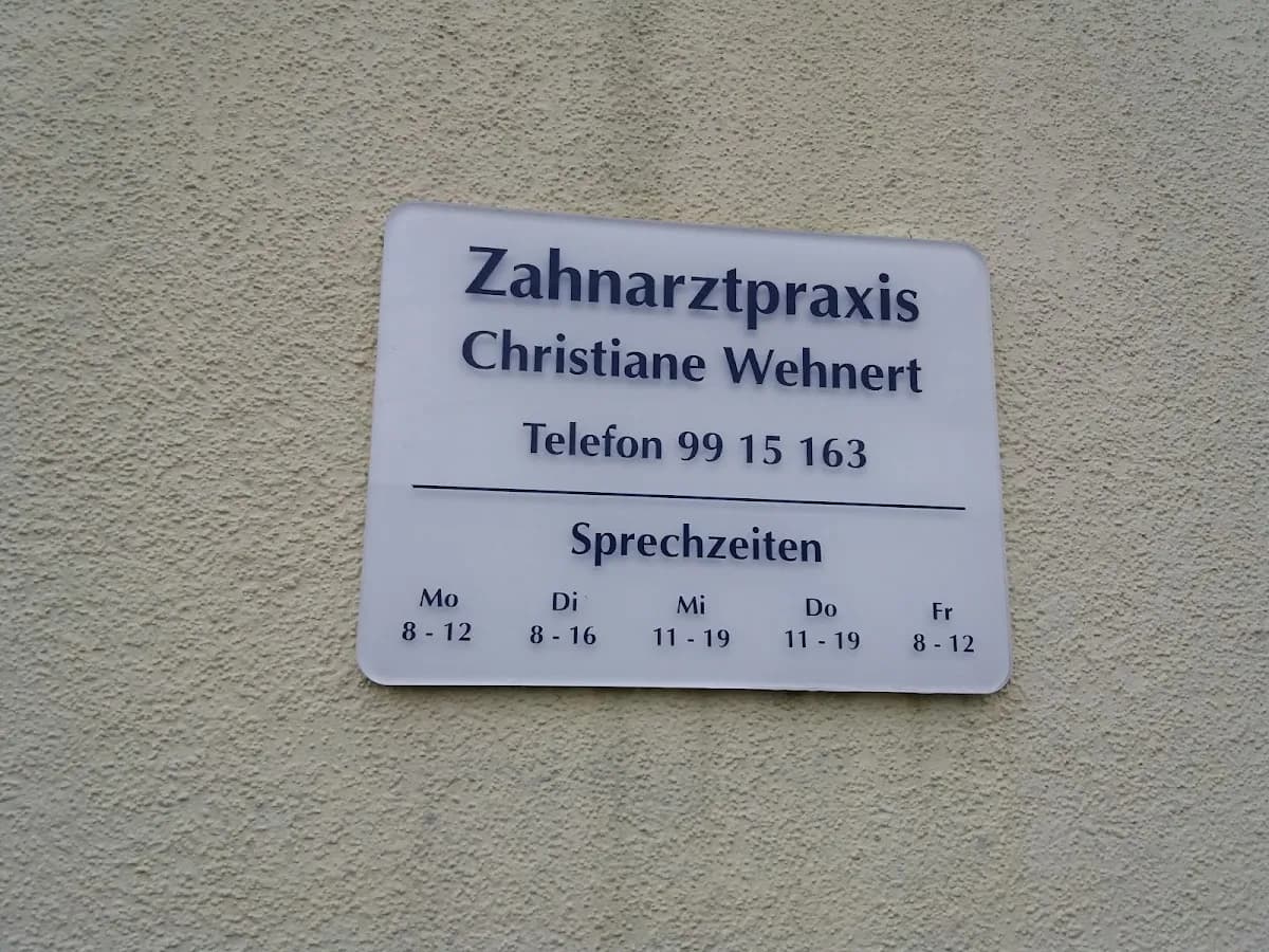 Christiane Wehnert Zahnärztin — Foto aus dem Google-Eintrag der Praxis