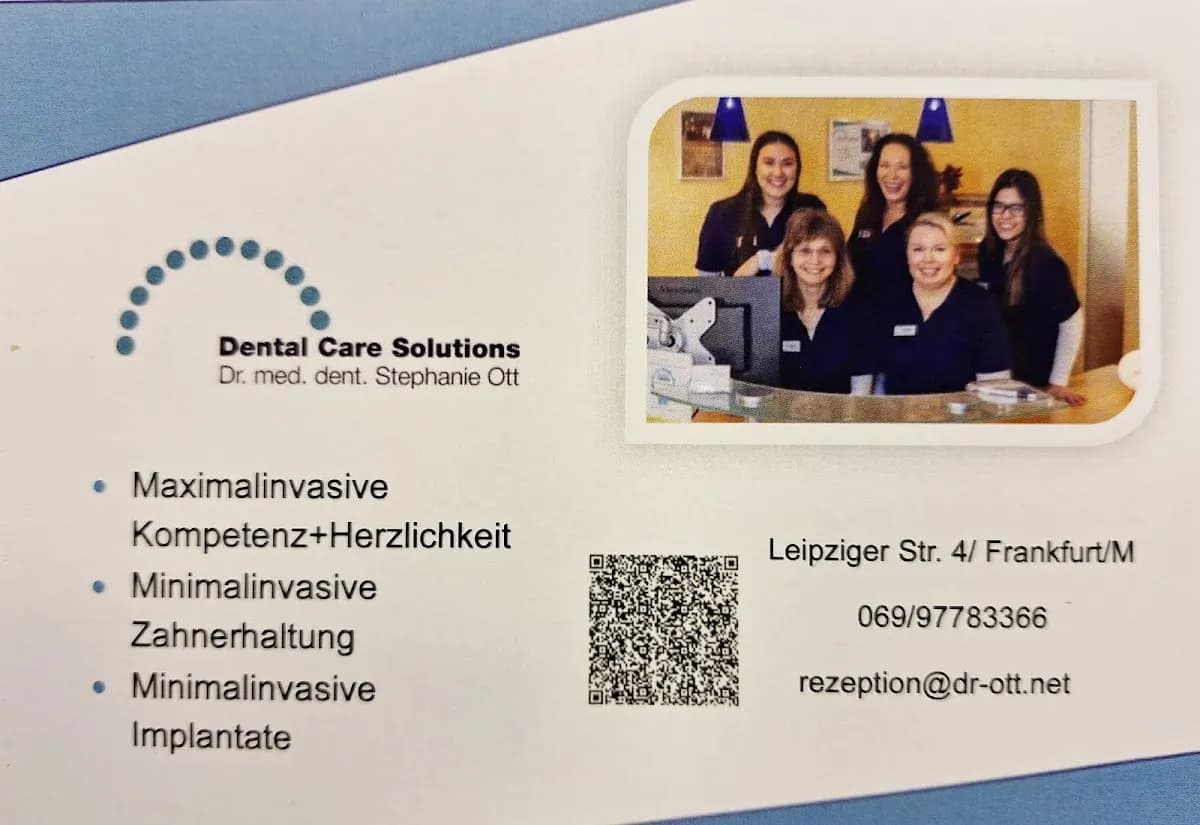 Dental Care Solutions Frau Dr. med. dent. Stephanie Ott — Foto aus dem Google-Eintrag der Praxis