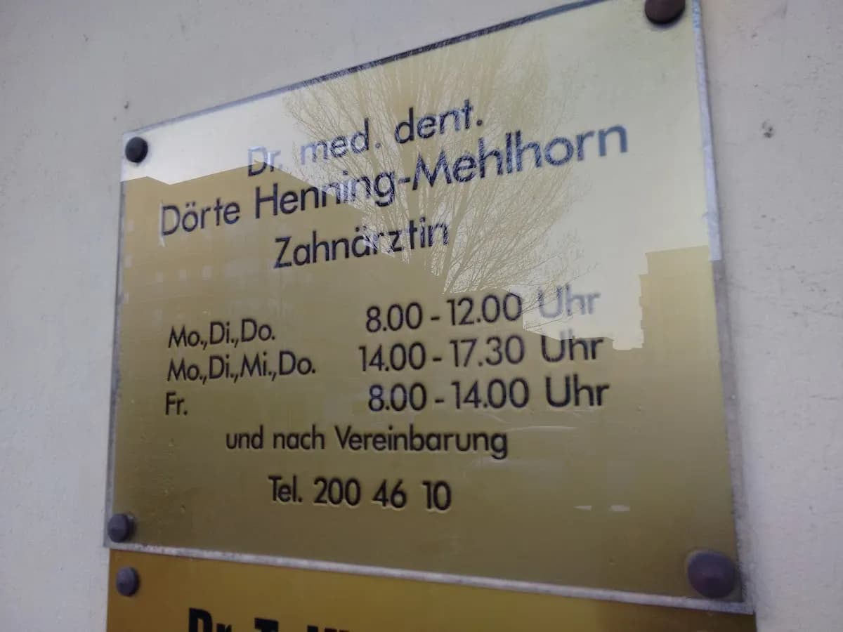 Dr. Dörte Henning-Mehlhorn - Rostock — Foto aus dem Google-Eintrag der Praxis