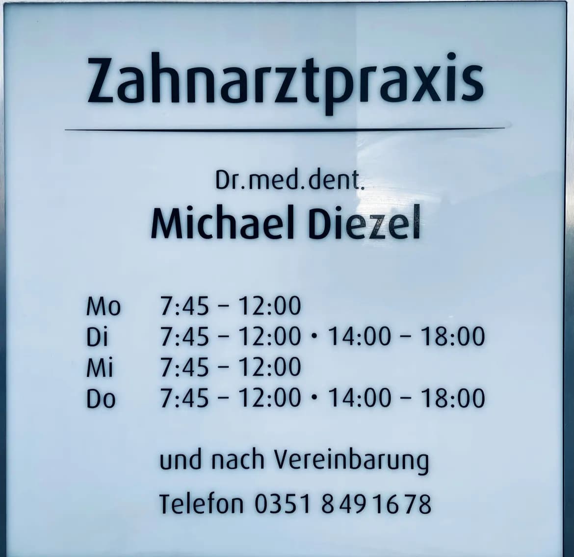 Dr. med. dent. Michael Diezel — Foto aus dem Google-Eintrag der Praxis