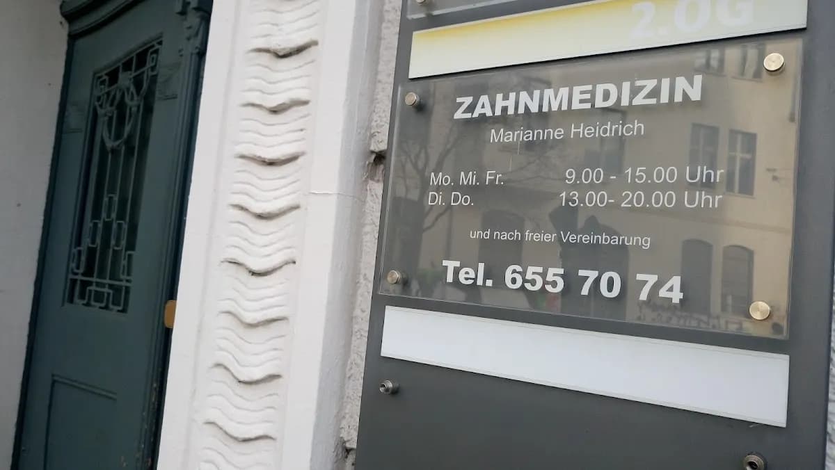 Marianne Heidrich Zahnärztin — Foto aus dem Google-Eintrag der Praxis