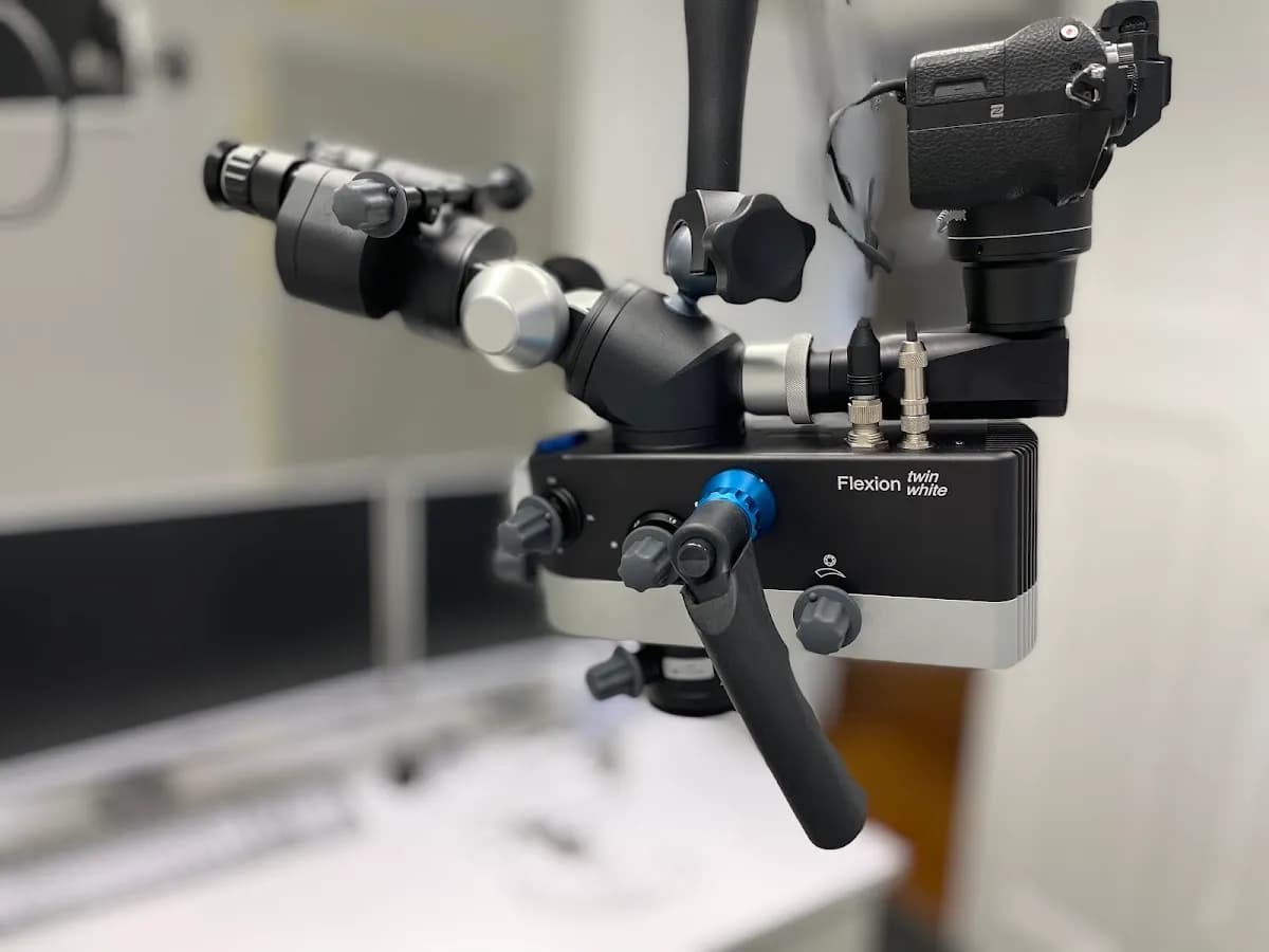 Praxis für Zahnerhaltung und Endodontie in Gohlis Nils Widera Dr. Josefin Landgraf Luise Roßknecht — Foto aus dem Google-Eintrag der Praxis