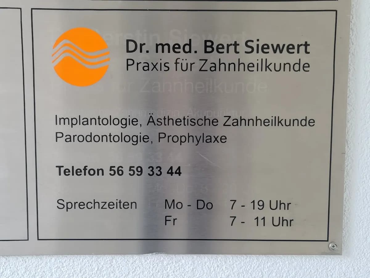 Praxis für Zahnheilkunde Dr. Philipp Siewert — Foto aus dem Google-Eintrag der Praxis