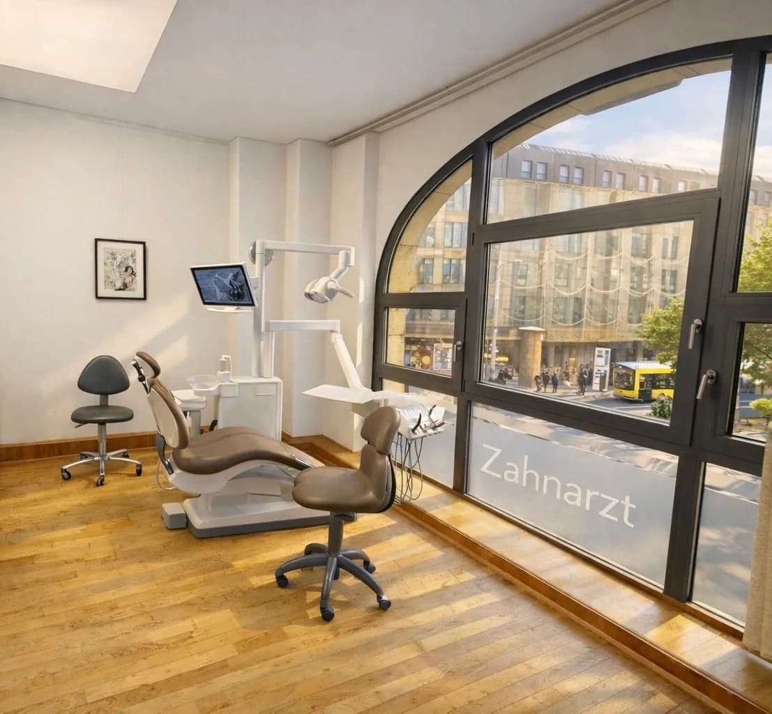 Zahnarzt Berlin-Mitte Dr. Sam Blum und Catia Santos — Foto aus dem Google-Eintrag der Praxis