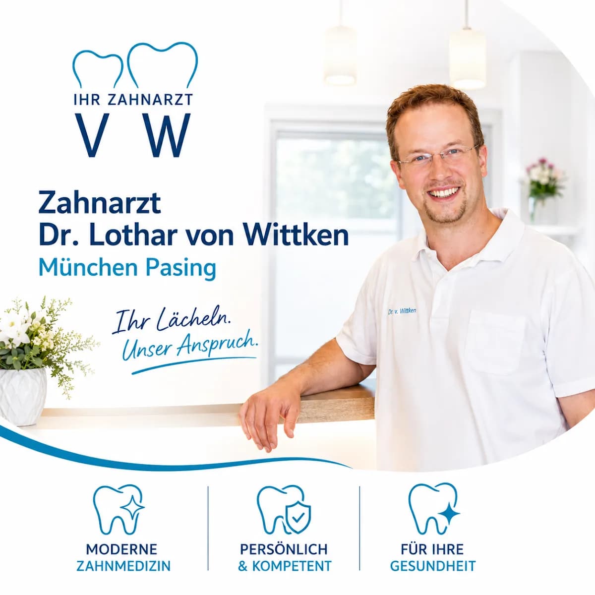 Zahnarzt Dr. Lothar von Wittken - Zahnarzt Pasing — Foto aus dem Google-Eintrag der Praxis