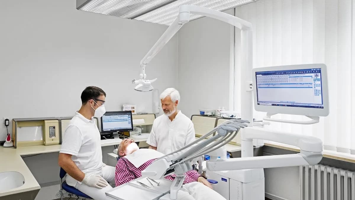 Zahnarzt Dr. med. dent. Wolfgang Schories — Foto aus dem Google-Eintrag der Praxis