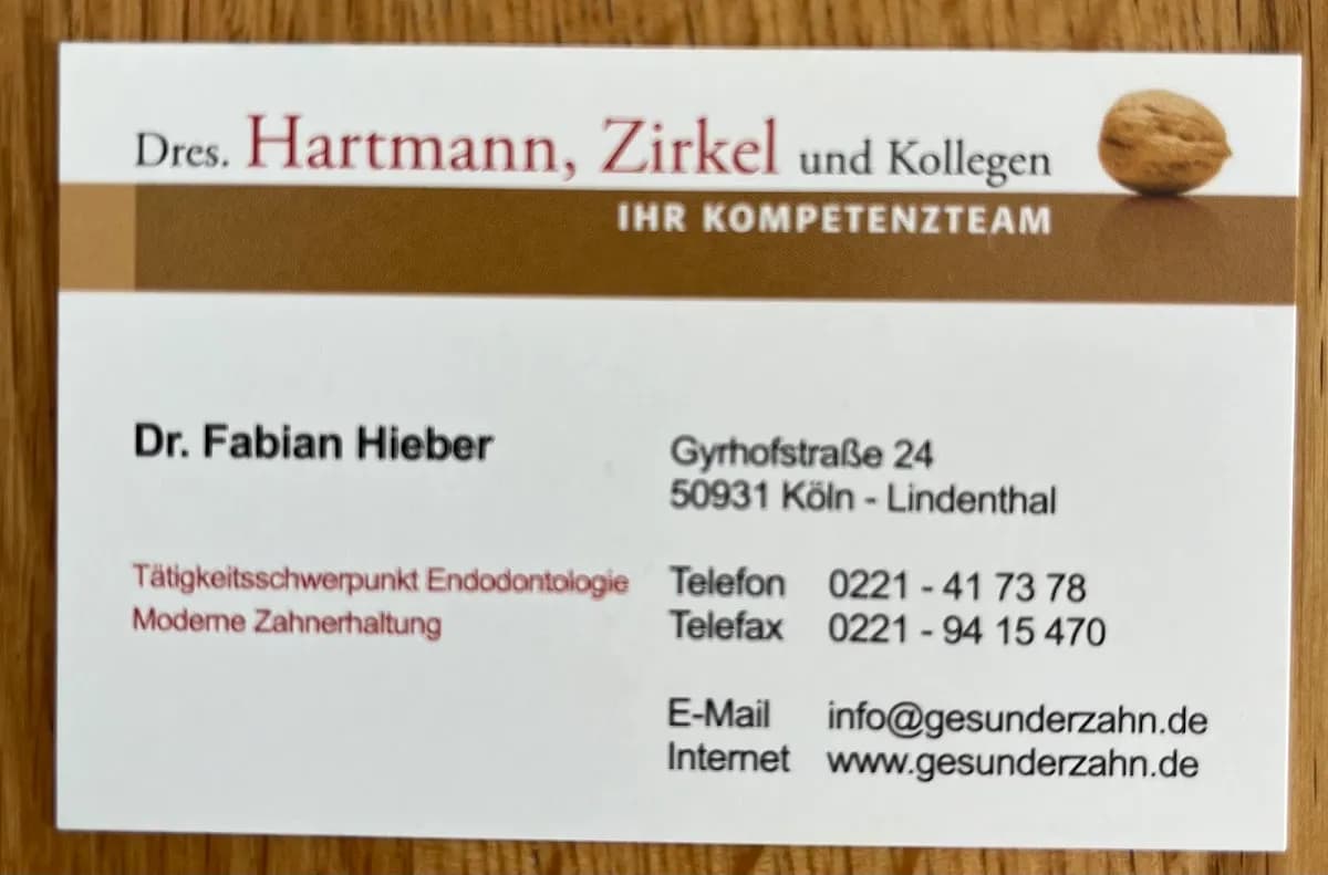 Zahnarzt Köln - Dres. Hartmann, Zirkel + Kollegen — Foto aus dem Google-Eintrag der Praxis