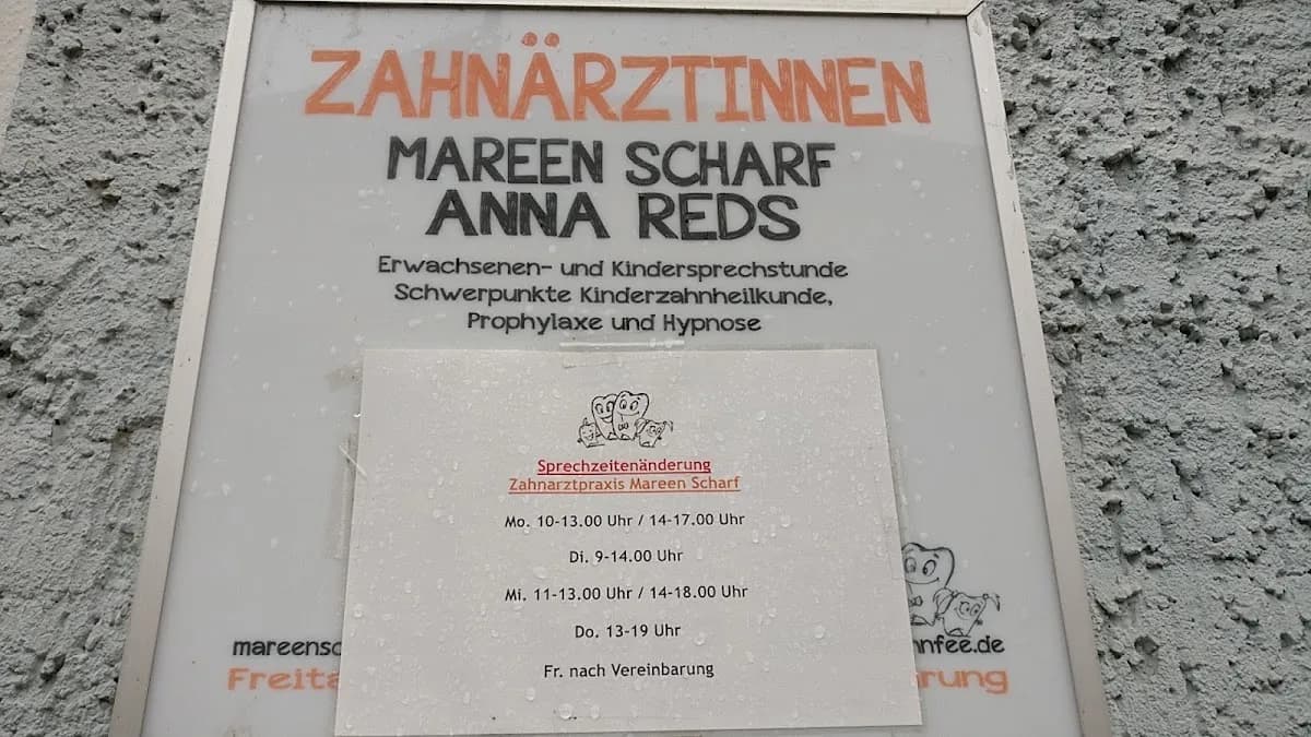 Zahnärztin Mareen Scharf — Foto aus dem Google-Eintrag der Praxis