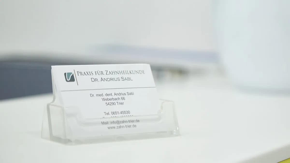 Zahnarztpraxis - Dr. Andrius Sabl — Foto aus dem Google-Eintrag der Praxis