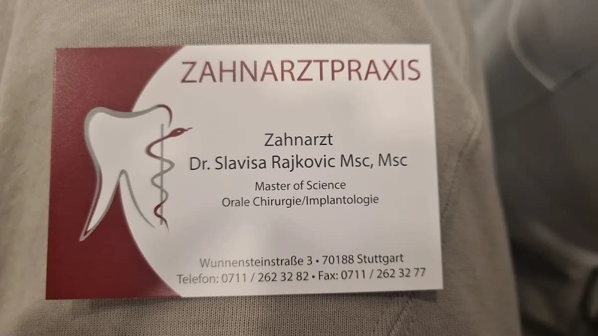 Zahnarztpraxis Dr. Slavisa Rajkovic — Foto aus dem Google-Eintrag der Praxis