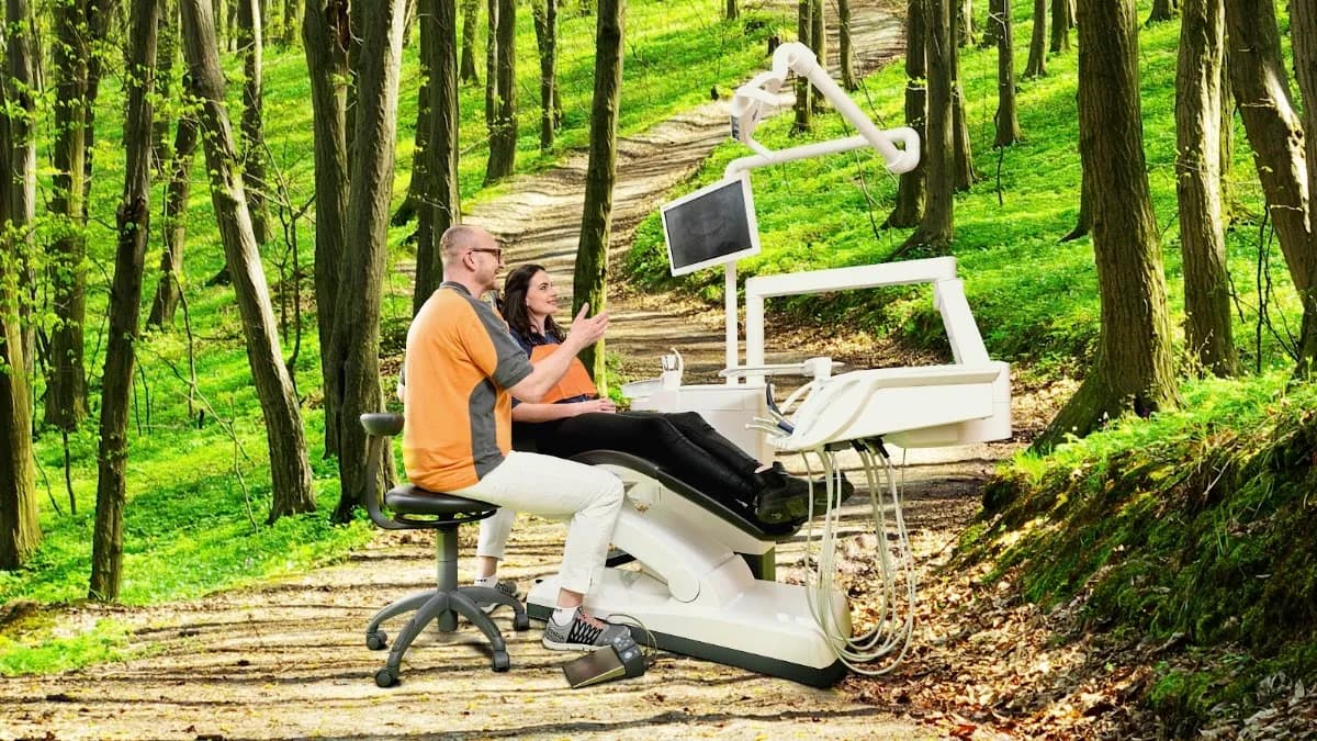 Zahnarztpraxis in der Waldstraße | Matthias Friedrich — Foto aus dem Google-Eintrag der Praxis