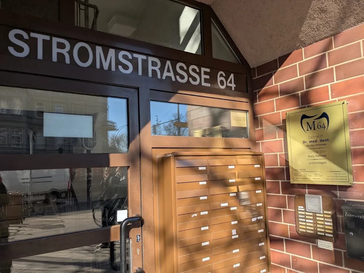 Zahnarztpraxis M64 Berlin. Dr. med. dent. Modar Othman — Foto aus dem Google-Eintrag der Praxis